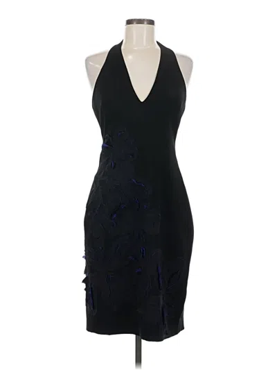 Pre-owned Halston Heritage Cocktail Dress In Black