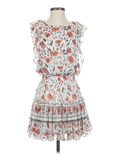 Pre-owned Misa Casual Dress In White