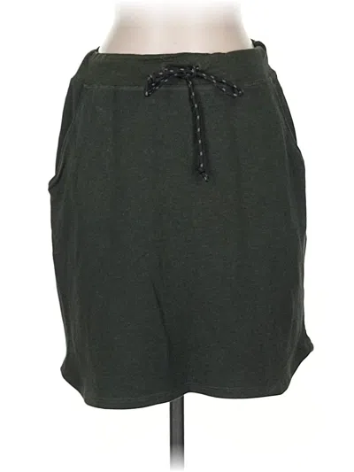 Pre-owned Sundry For Evereve Casual Skirt In Green