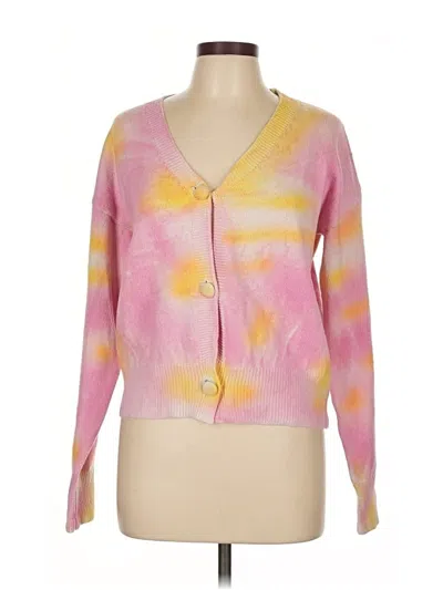 Pre-owned Papermoon Cardigan Sweater In Pink