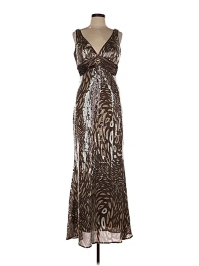Annabelle Cocktail Dress In Brown