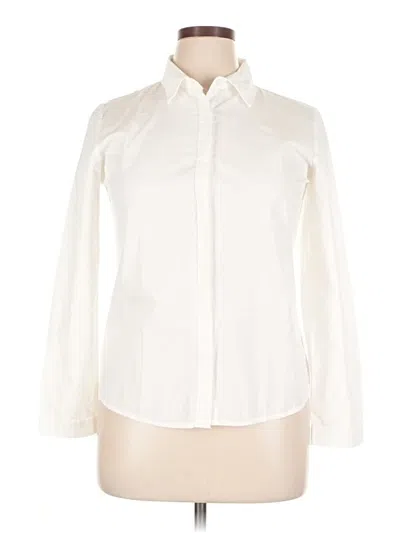 Assorted Brands Long Sleeve Blouse In White