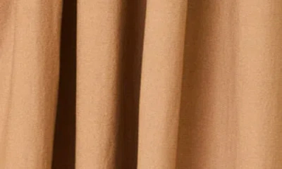 Solid & Striped Soglio Long Sleeve Maxi Swetter Dress In Brown