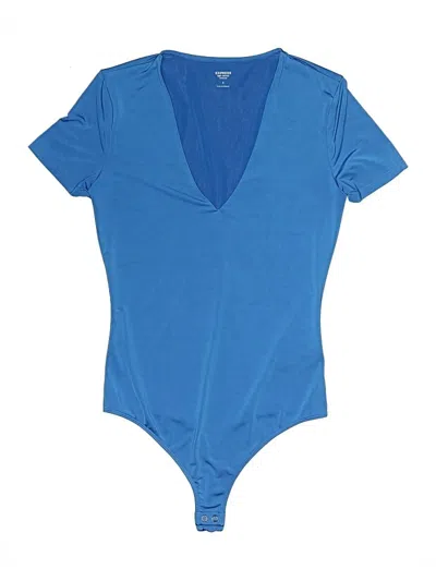 Pre-owned Express Bodysuit In Blue