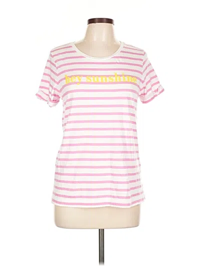 Pre-owned Kate Spade New York Short Sleeve T-shirt In Pink