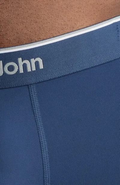 Tommy John Micro Stretch 4-pack 4-inch Boxer Briefs In Blue