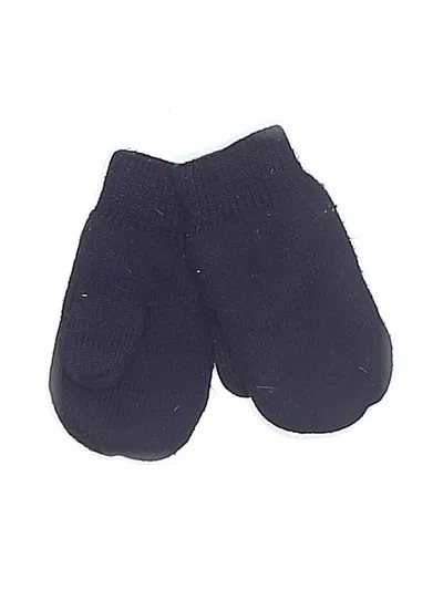 Pre-owned Primary Clothing Kids' Mittens In Purple