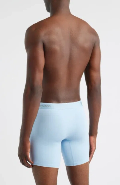 Tommy John Micro Stretch 4-pack 6-inch Boxer Briefs In Blue