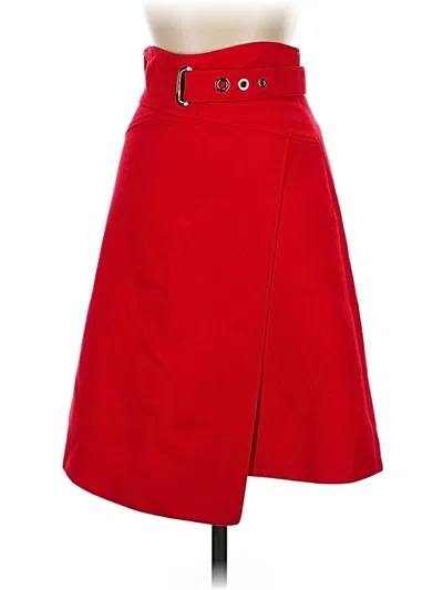 Pre-owned Karen Millen Formal Skirt In Red