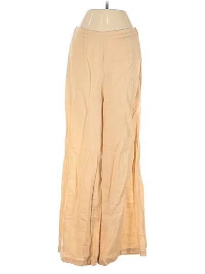 Pre-owned Faithfull The Brand Linen Pants In Gold