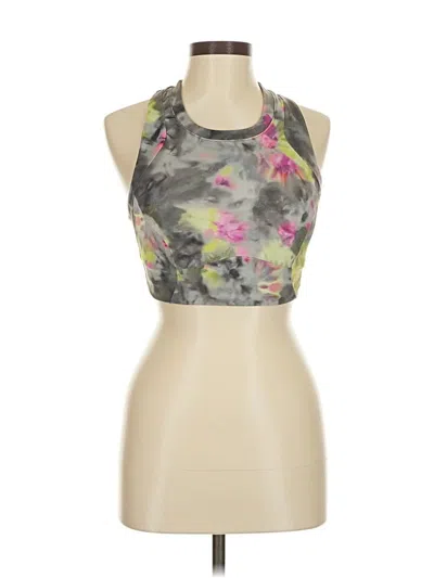 Pre-owned Lululemon Athletica Sleeveless Top Gray Halter Neckline Tops