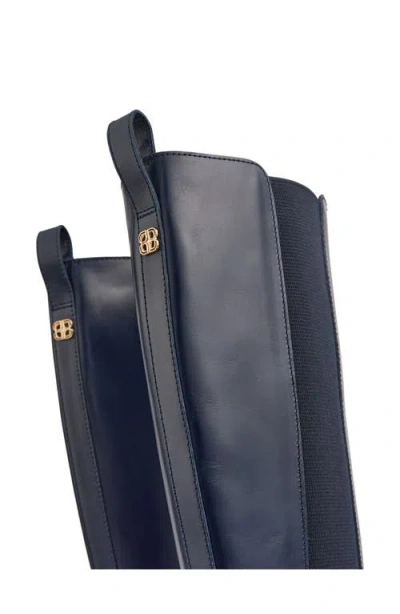 Lk Bennett Zara Knee High Boot In Blue