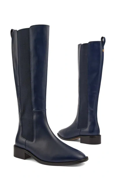 Lk Bennett Zara Knee High Boot In Blue