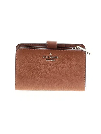 Pre-owned Kate Spade New York Leather Wallet In Brown