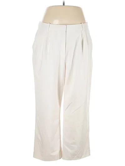Pre-owned Abercrombie & Fitch Casual Pants In White