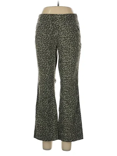 Pre-owned Belle By Kim Gravel Casual Pants In Green