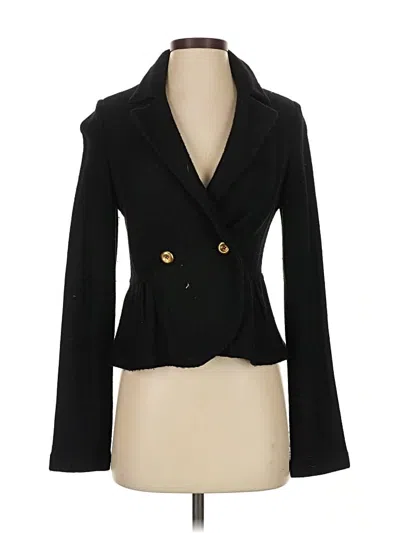 Pre-owned Bcbgmaxazria Blazer Jacket In Black
