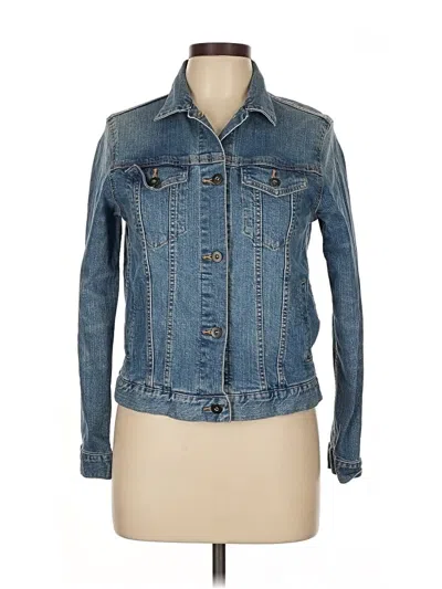 Pre-owned Uniqlo Denim Jacket In Blue