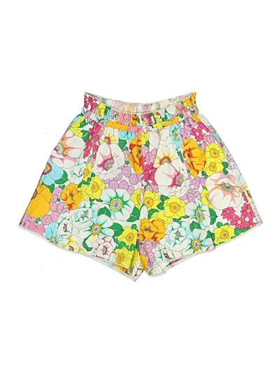 Pre-owned Love The Label Shorts In Yellow