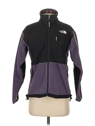 Pre-owned The North Face Fleece Jacket In Purple