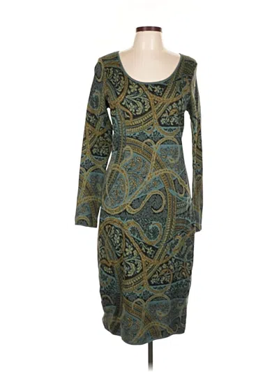 Pre-owned Peruvian Connection Cocktail Dress In Blue