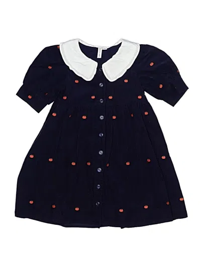 Pre-owned Janie And Jack Kids' Dress In Blue