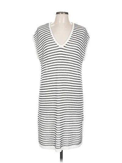 Pre-owned Tahari Casual Dress In White