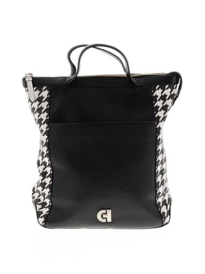 Pre-owned Cole Haan Leather Backpack In Black