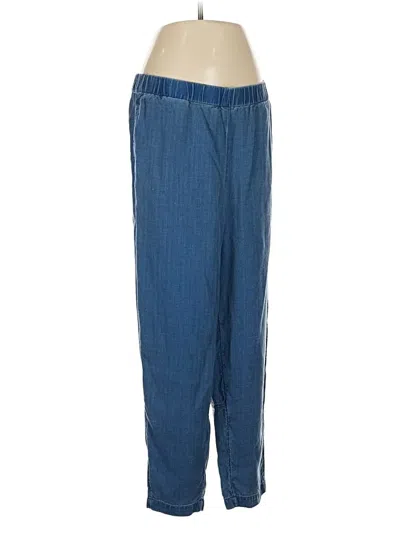 Pre-owned Purejill Track Pants In Blue