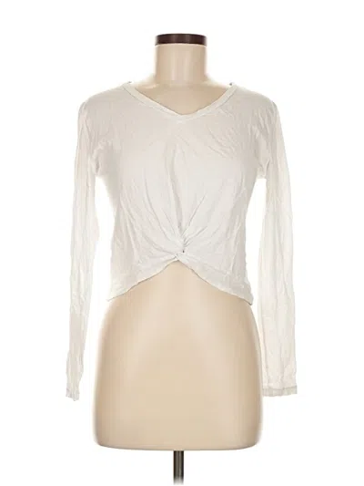 Pre-owned Bobi Long Sleeve T-shirt In White