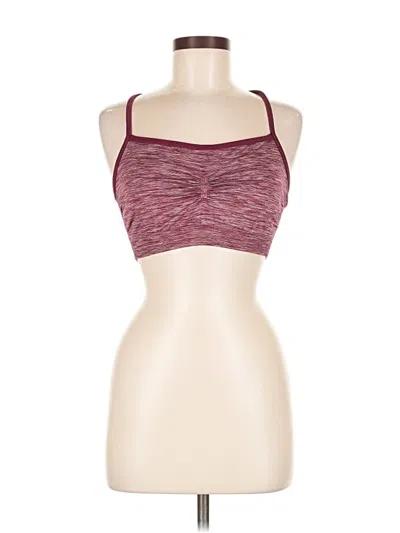 Pre-owned Calia By Carrie Underwood Sports Bra In Burgundy