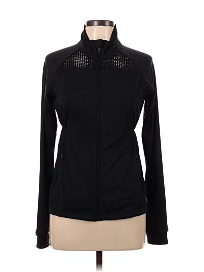 Pre-owned Asics Track Jacket In Black