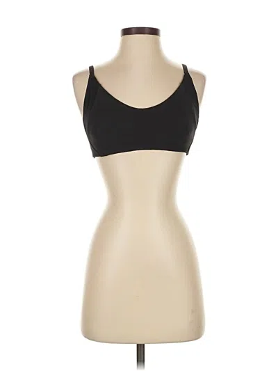 Pre-owned Lululemon Athletica Tank Top Black Strapless Neckline Tops
