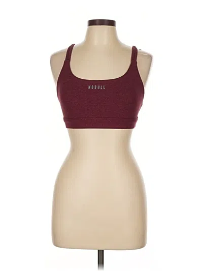 Pre-owned Nobull Sports Bra In Burgundy