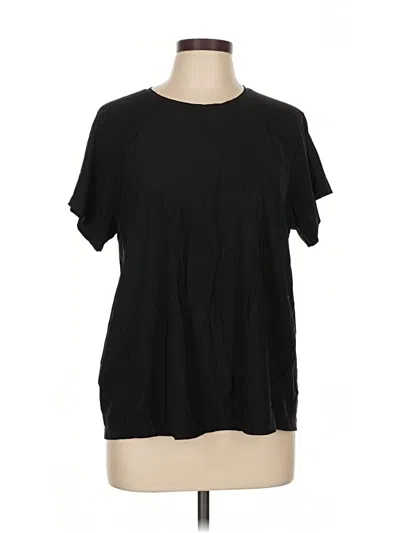 Pre-owned Athleta Short Sleeve T-shirt In Black