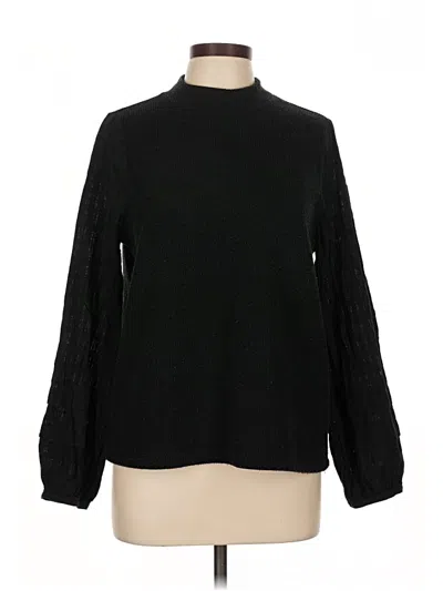 Pre-owned Madewell Turtleneck Sweater In Black