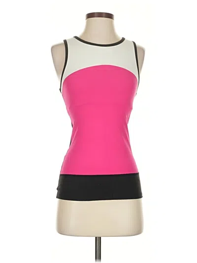 Pre-owned Kate Spade New York Tank Top Pink Strapless Neckline Tops