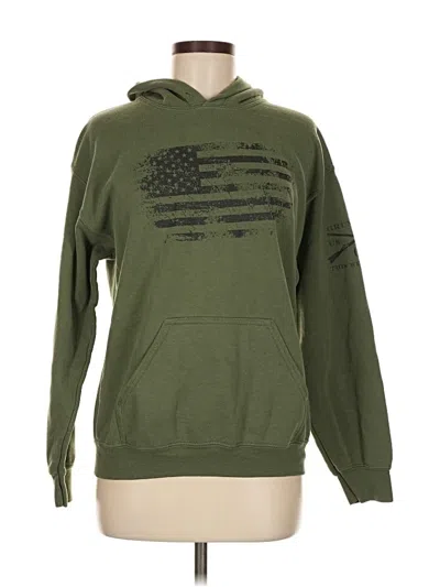 Pre-owned Grunt Style Pullover Hoodie In Green