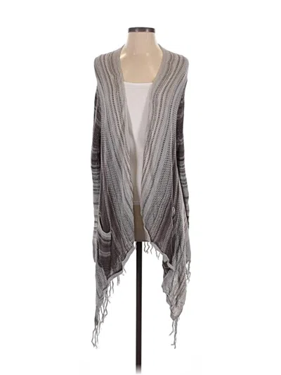 Pre-owned Billabong Cardigan Sweater In Gray