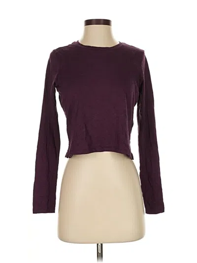 Pre-owned Goldie 3/4 Sleeve T-shirt In Burgundy