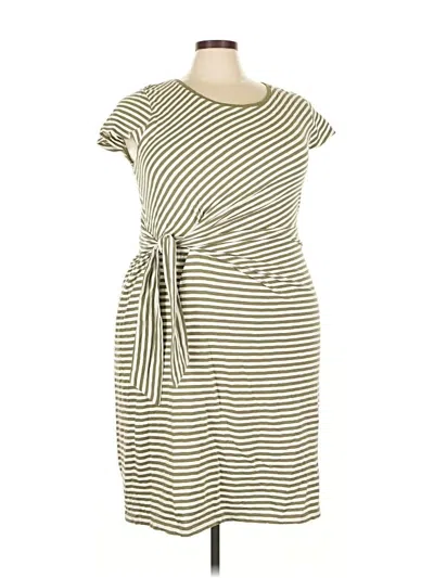 Pre-owned Talbots Casual Dress In White