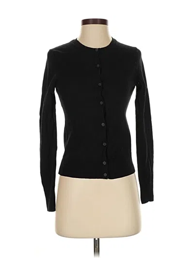 Pre-owned Gap Cardigan Sweater In Black