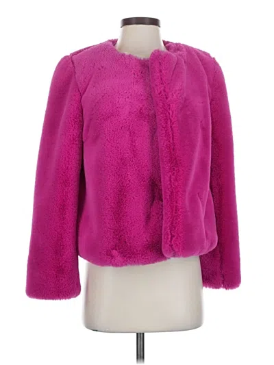 Pre-owned Milly Faux Fur Jacket In Pink