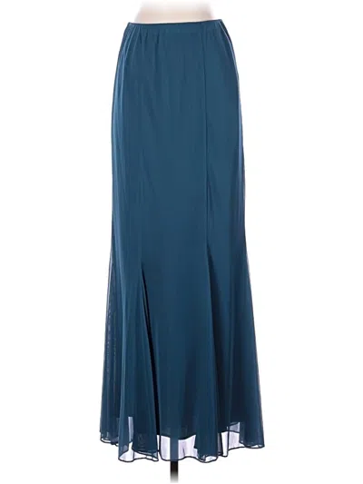 Pre-owned Alex Evenings Formal Skirt In Blue