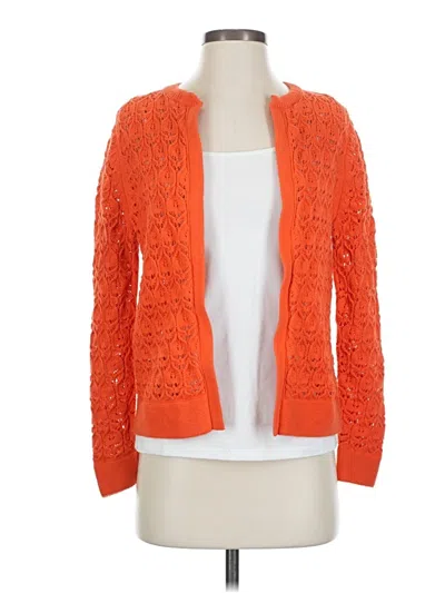 Pre-owned Boden Cardigan Sweater In Orange