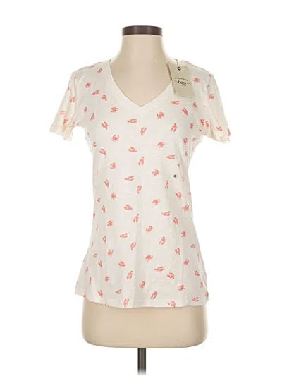 Pre-owned G.h. Bass & Co. Short Sleeve T-shirt In White