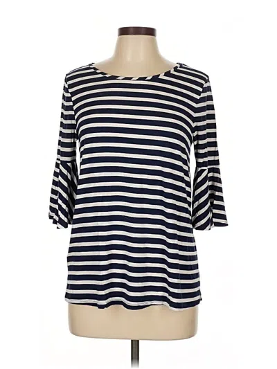 Pre-owned Green Envelope 3/4 Sleeve T-shirt In Blue