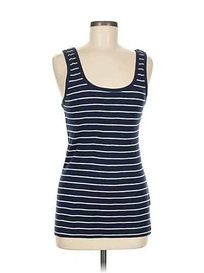 Pre-owned French Connection Tank Top Blue Strapless Neckline Tops