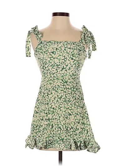 Pre-owned Forever 21 Casual Dress In Green