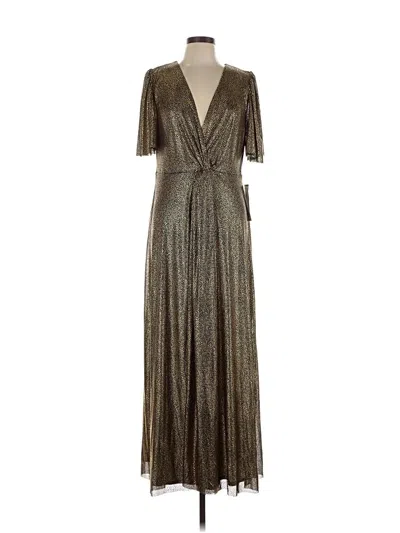 Msk Cocktail Dress In Brown